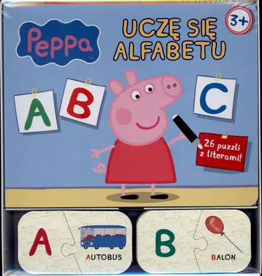 Książka - Świnka Peppa. Uczę się alfabetu