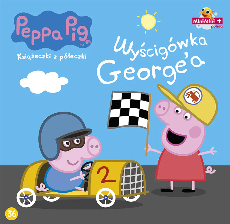 Książka - Świnka Peppa. Książeczki z.. 36 Wyścigówka George