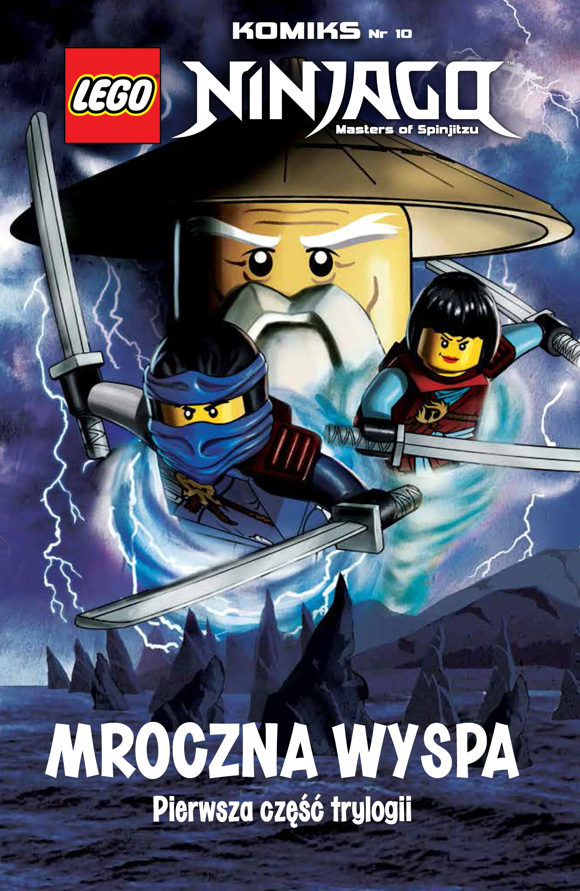 Książka - LEGO Ninjago. Komiks. Mroczna wyspa