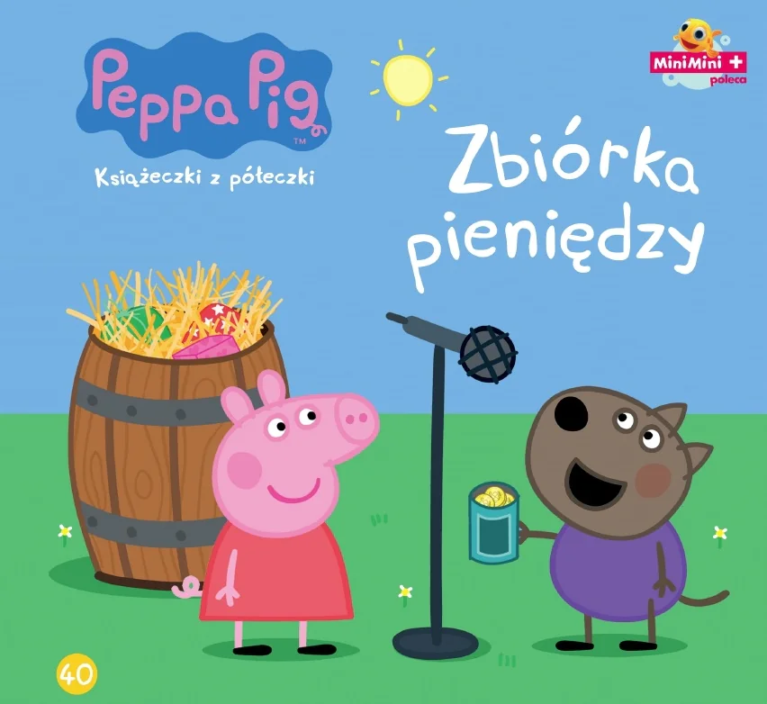Książka - Świnka Peppa. Książeczki z półeczki. Zbiórka pieniędzy