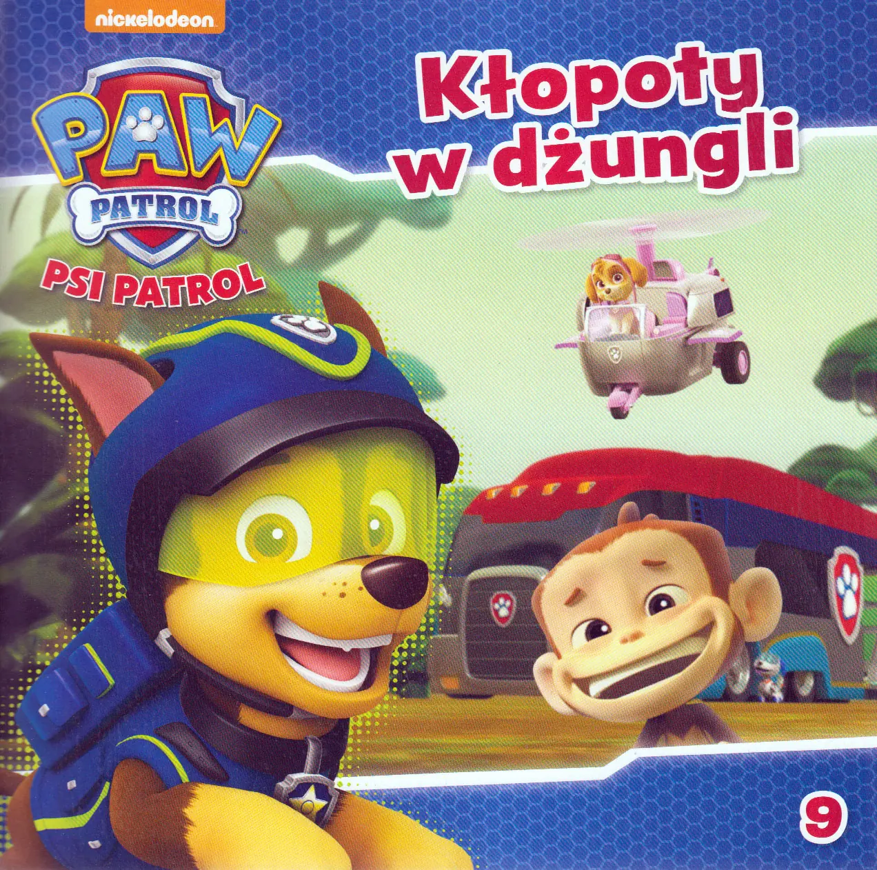 Książka - Psi Patrol 9 Kłopoty w dżungli