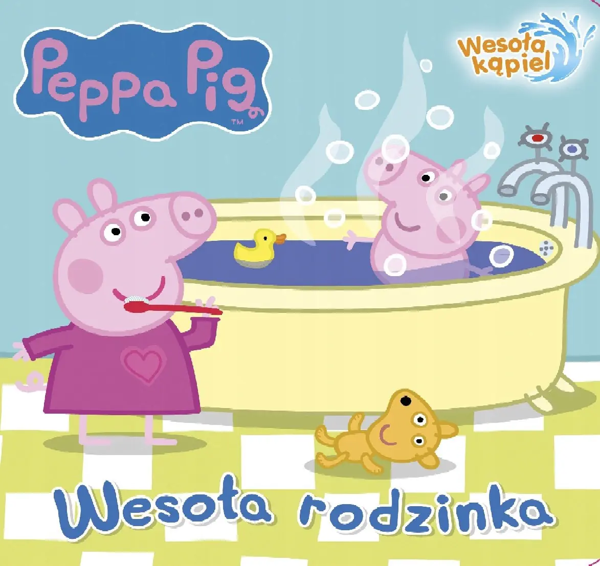 Książka - Peppa Pig Wesoła kąpiel Wesoła rodzinka
