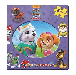 Książka - Psi Patrol książka z puzzlami