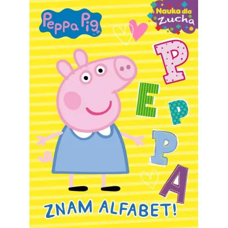 Książka - Świnka Peppa Nauka dla zucha Znam alfabet