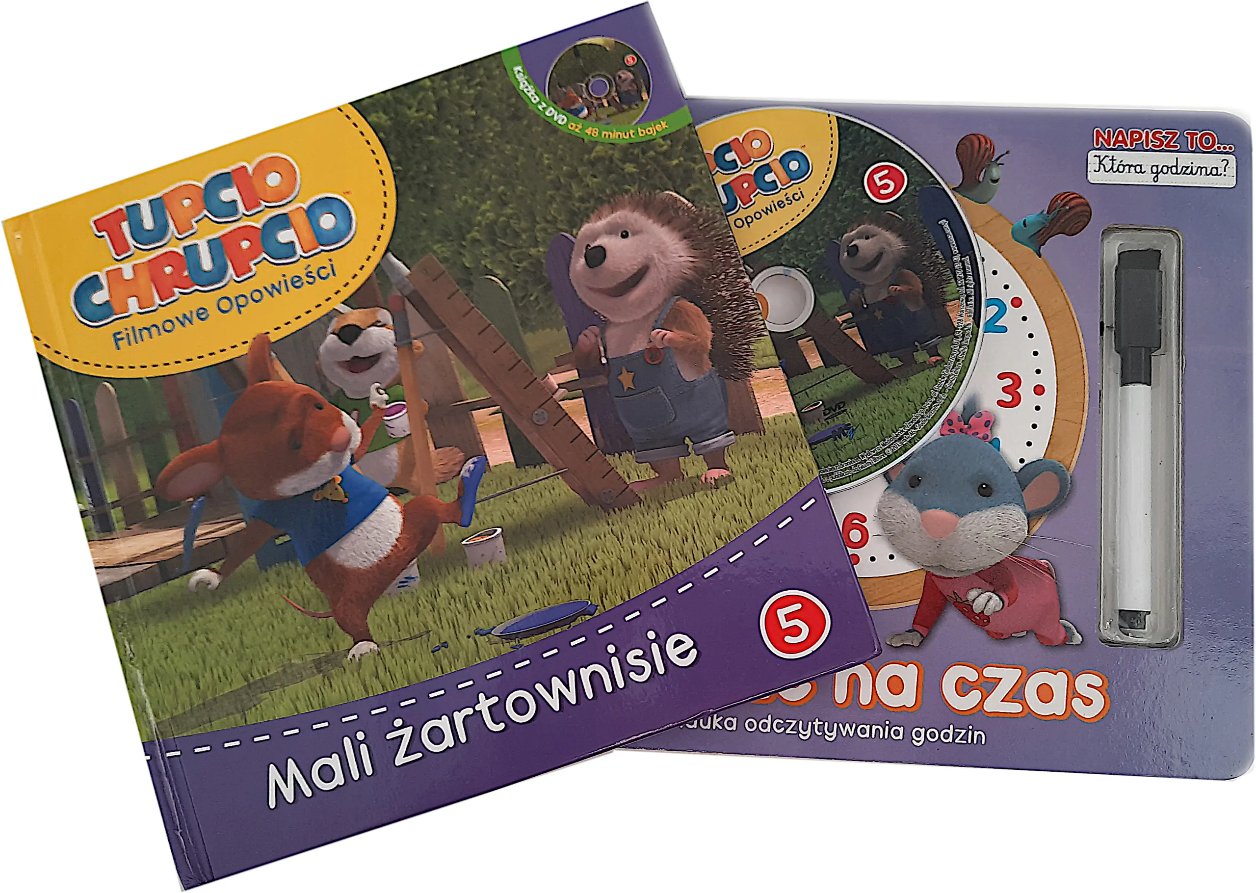 Książka - Mali żartownisie Tupcio Chrupcio + dvd