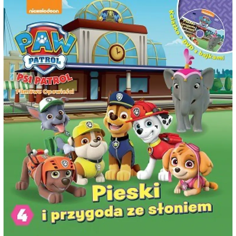 Książka - Psi Patrol Filmowe Opowieści DVD