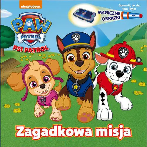 Książka - Psi Patrol Magiczne obrazki Zagadkowa misja