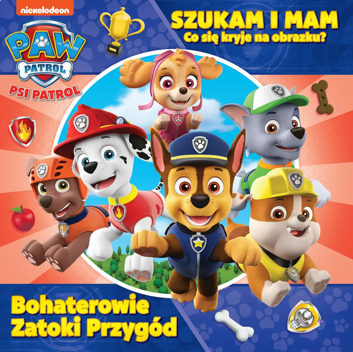 Książka - Psi Patrol Szukam i mam nr 2 Bohaterowie Zatoki Przygód