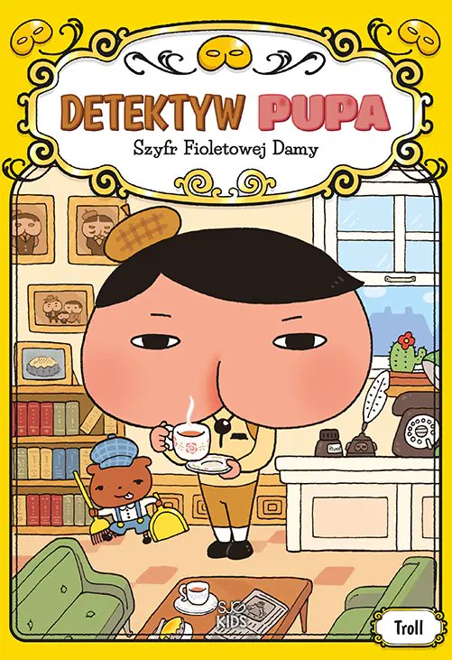Książka - Szyfr Fioletowej Damy. Detektyw Pupa