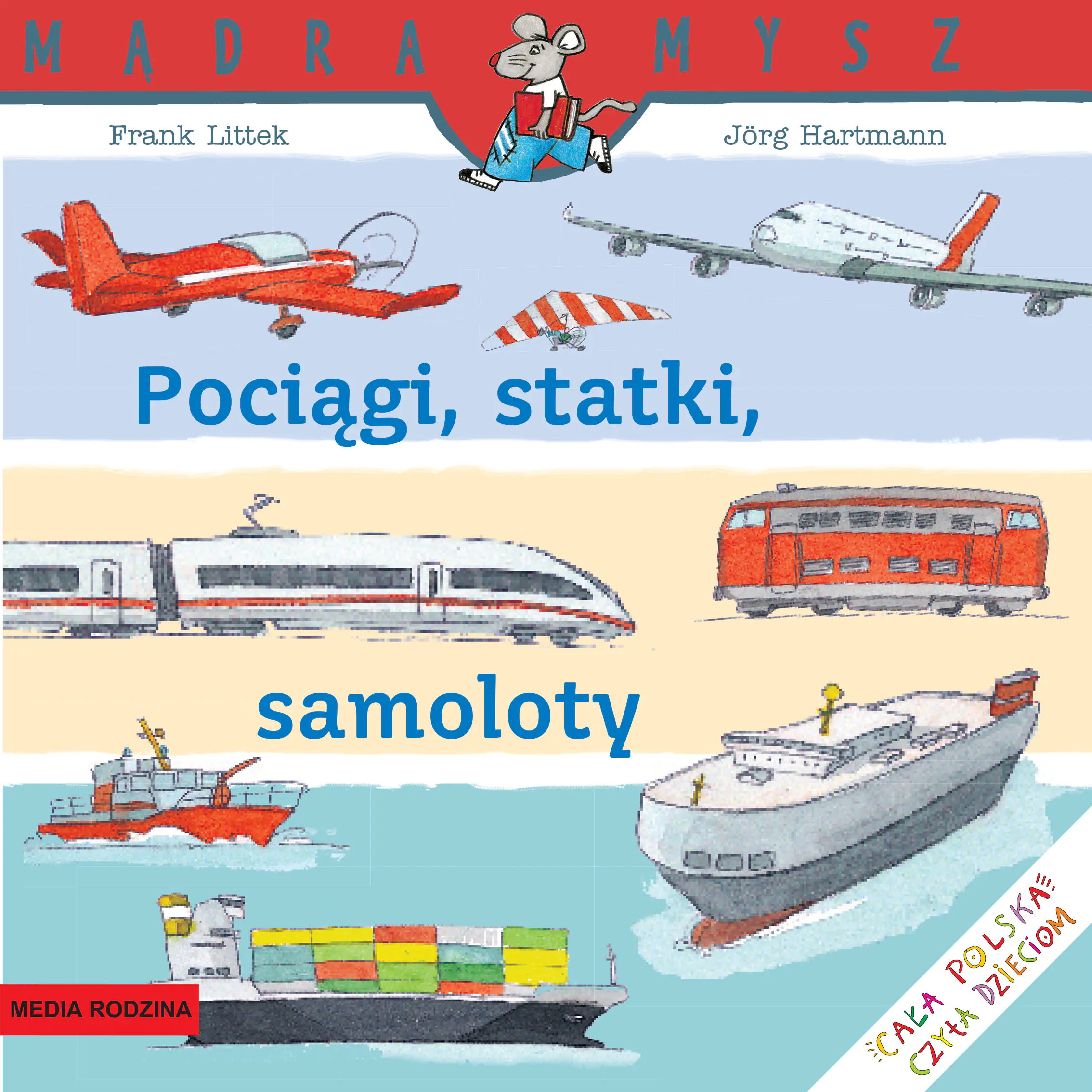 Książka - Pociągi, statki, samoloty