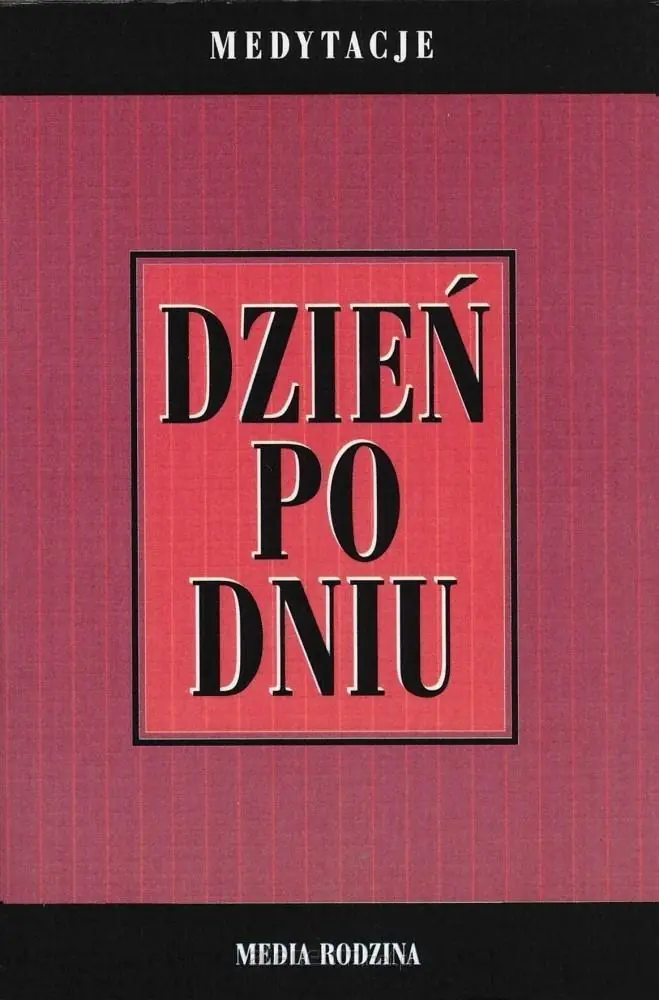 Książka - Dzień po dniu. Medytacje