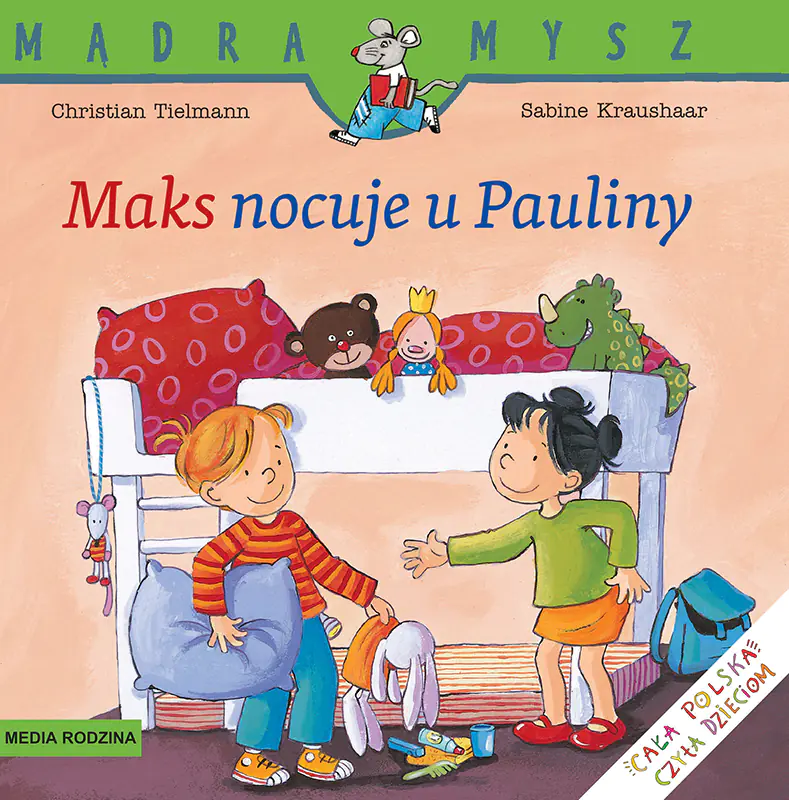 Książka - Maks nocuje u Pauliny