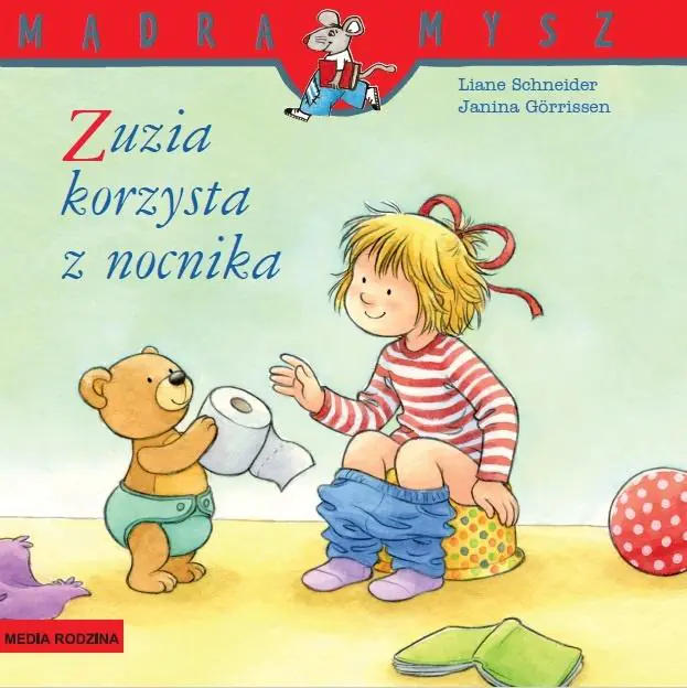 Książka - Mądra mysz. Zuzia korzysta z nocnika
