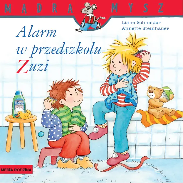 Książka - Mądra mysz. Alarm w przedszkolu Zuzi