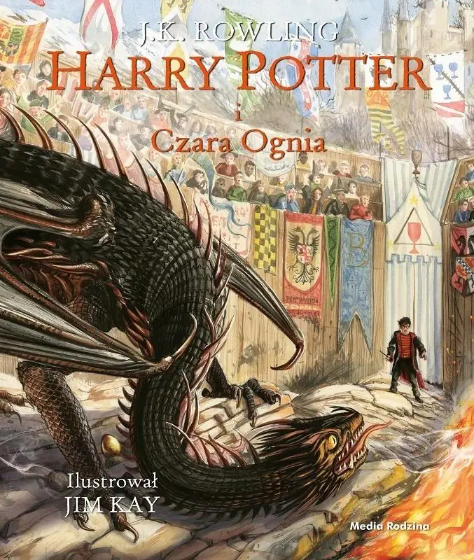 Harry Potter i czara ognia (wydanie ilustrowane). Tom 4