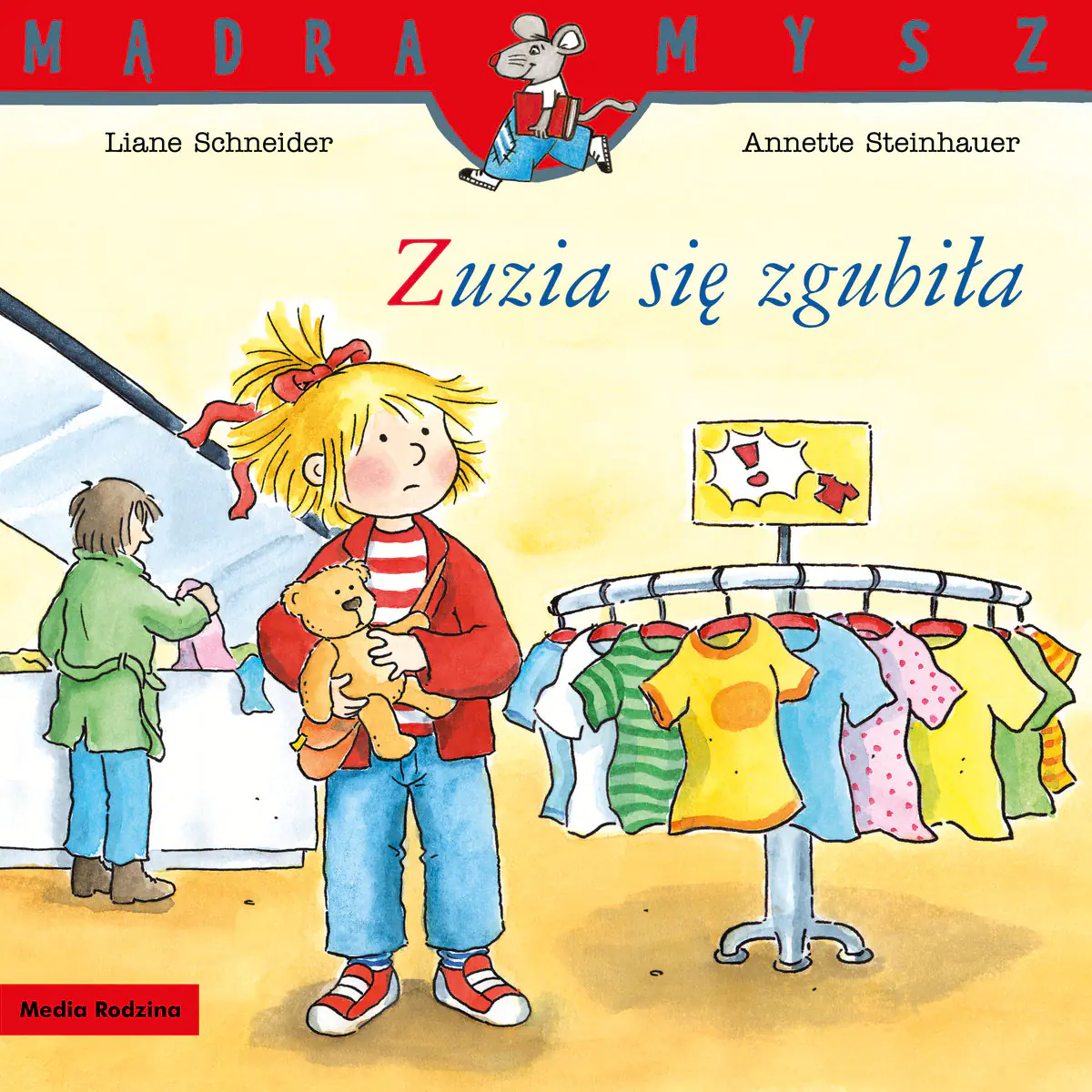 Książka - Zuzia się zgubiła. Mądra mysz