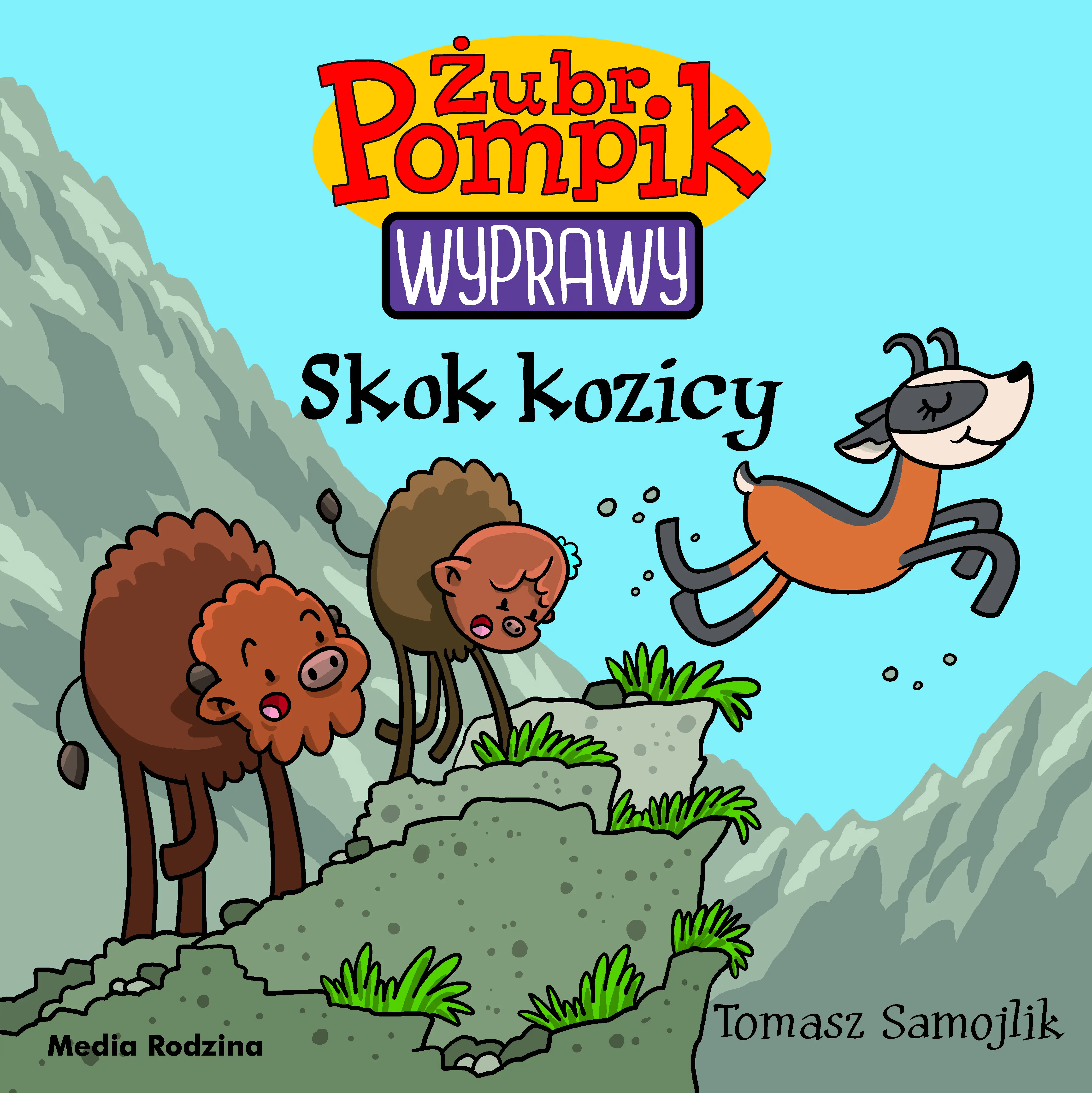 Książka - Skok kozicy. Żubr Pompik. Wyprawy. Tom 16