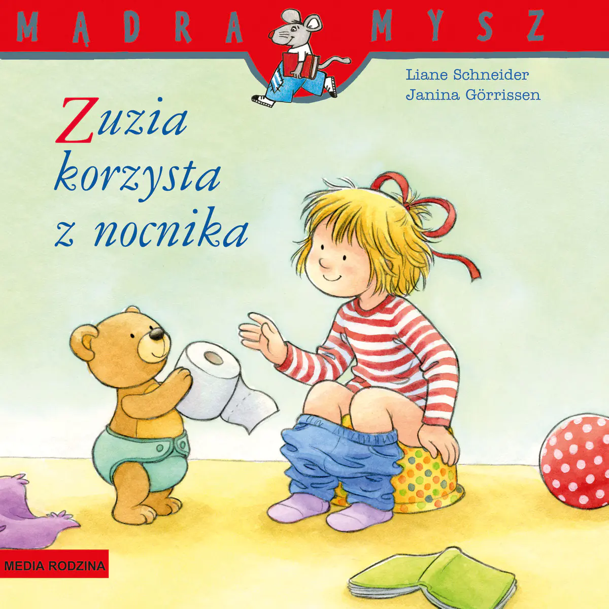 Książka - Zuzia korzysta z nocnika. Mądra Mysz