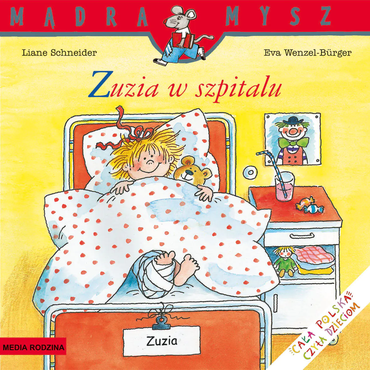 Książka - Zuzia w szpitalu. Mądra mysz
