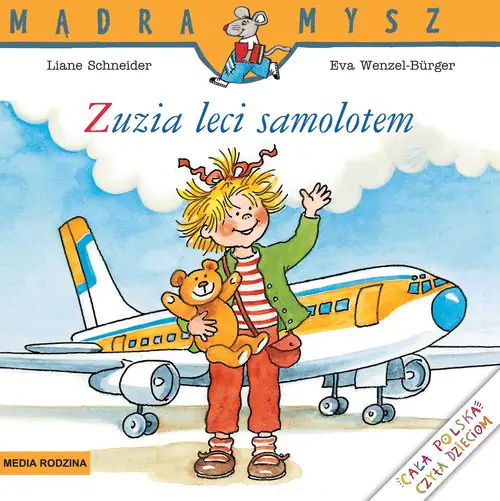 Książka - Zuzia leci samolotem. Mądra Mysz