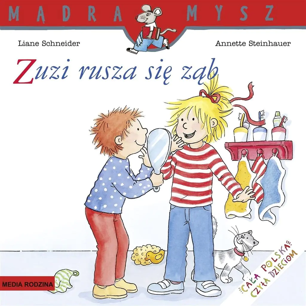 Książka - Zuzi rusza się ząb. Mądra Mysz