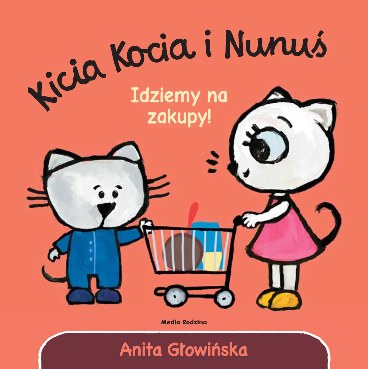 Książka - Kicia Kocia i Nunuś Idziemy na zakupy!
