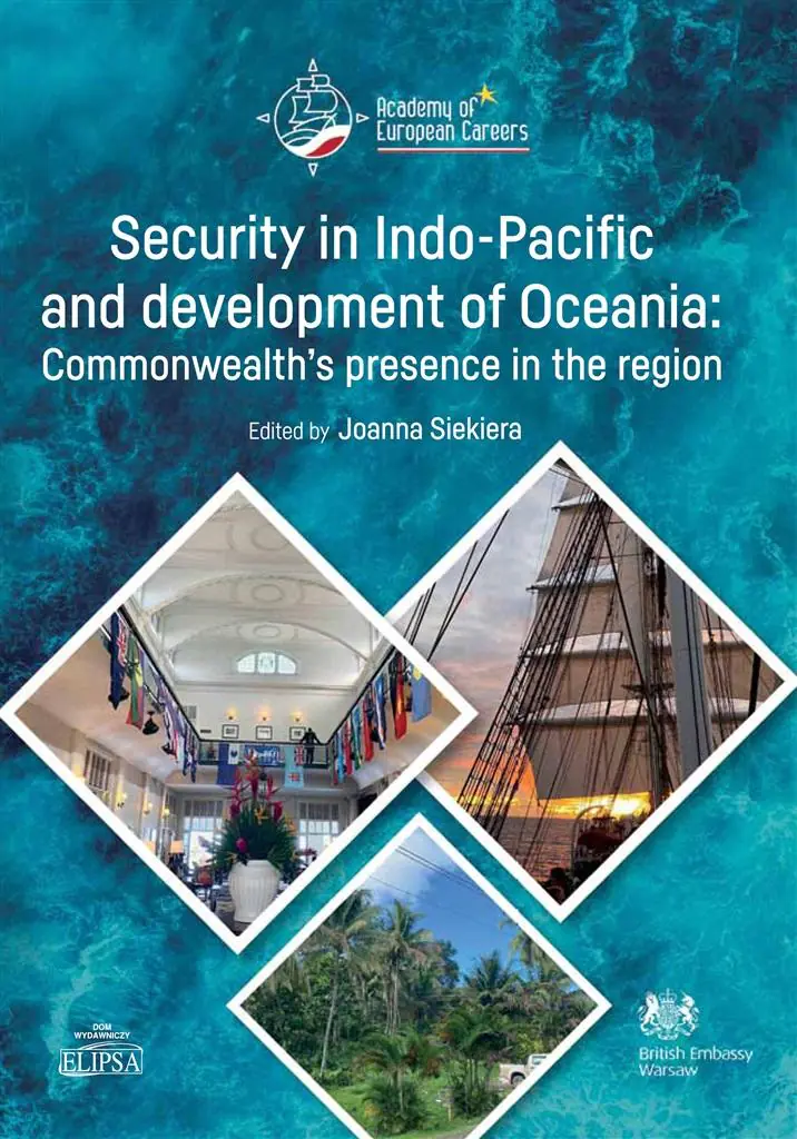 Książka - Security i Indo-Pacific and development of Oceania: Commonwealth's presence in the region