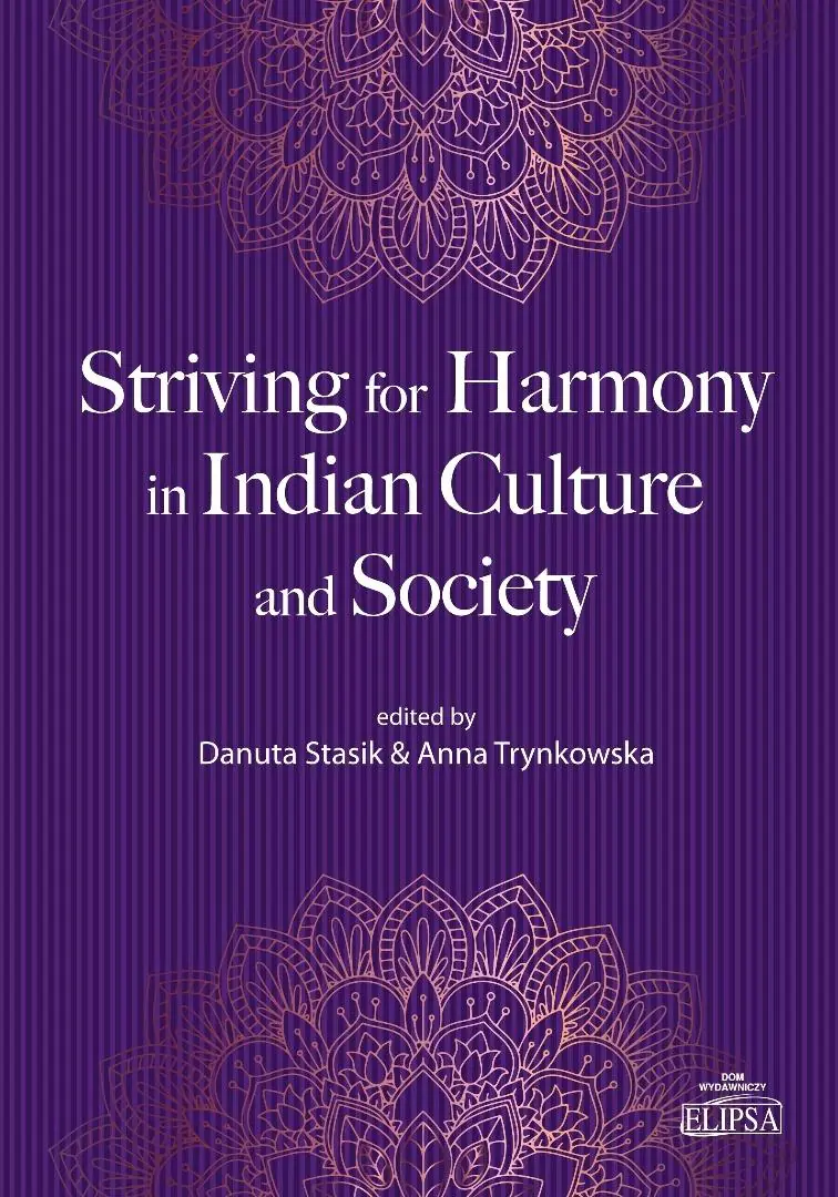 Książka - Striving for Harmony in Indian Culture and Society