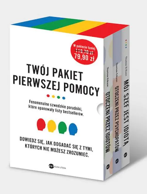 Książka - Twój pakiet pierwszej pomocy: Mój szef jest idiotą / Otoczeni przez psychopatów / Otoczeni przez idiotów