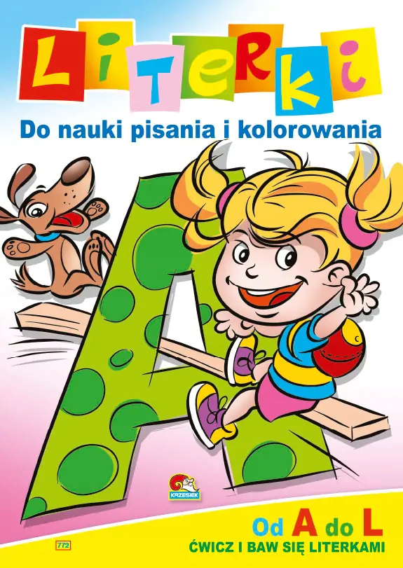Książka - Literki do nauki pisania i kolorowania. Od Ł do Z