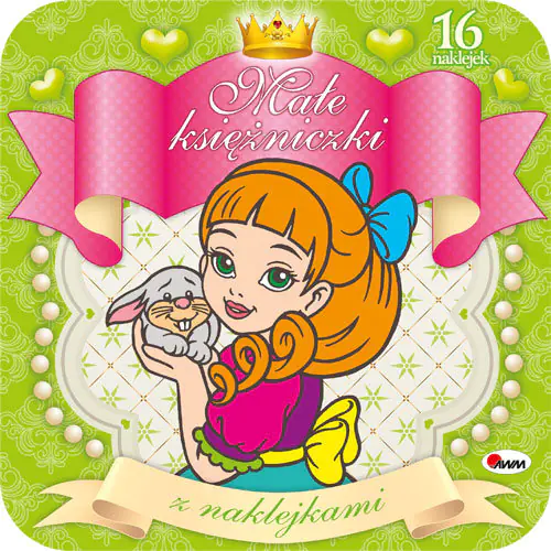 Książka - Małe księżniczki z naklejkami