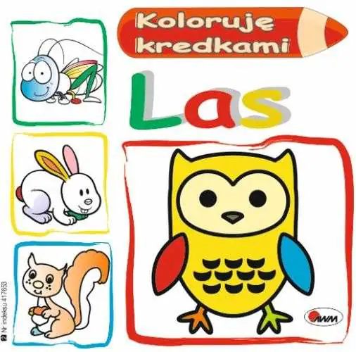 Książka - Koloruję kredkami. Las