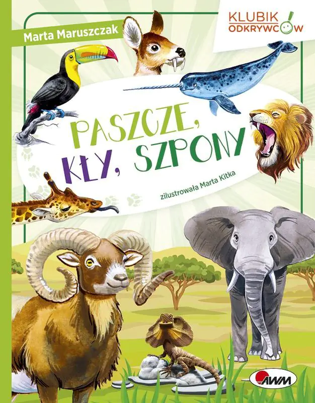 Książka - Paszcze, kły, szpony. Klubik odkrywców