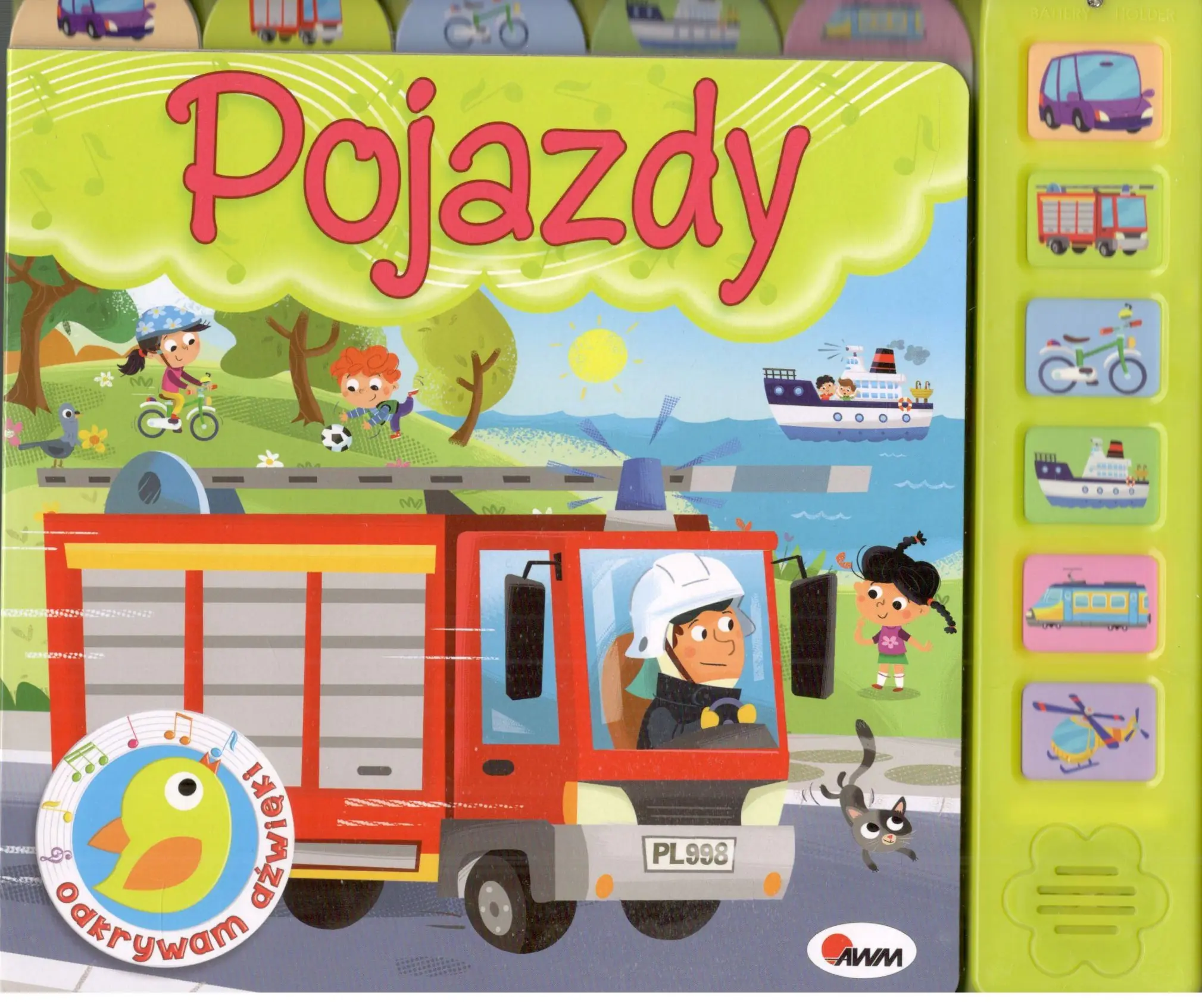 Książka - Pojazdy. Odkrywam dźwięki
