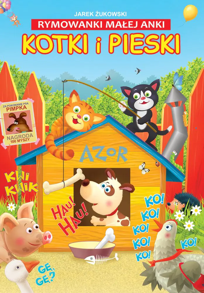 Książka - Kotki i pieski. Rymowanki małej Anki