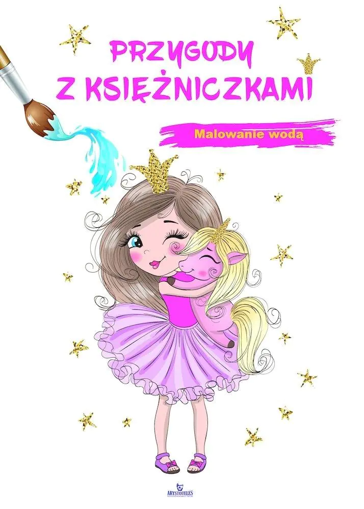 Książka - Przygody z księżniczkami. Malowanie wodą