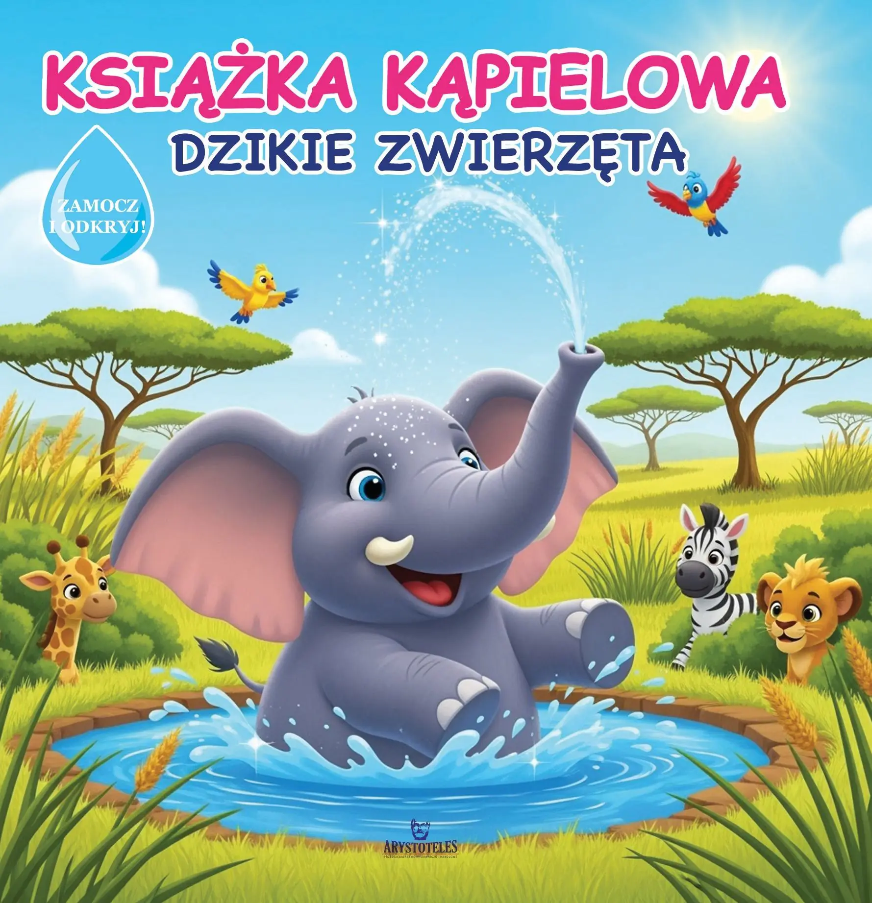 Książka - Dzikie zwierzęta. Książka kąpielowa