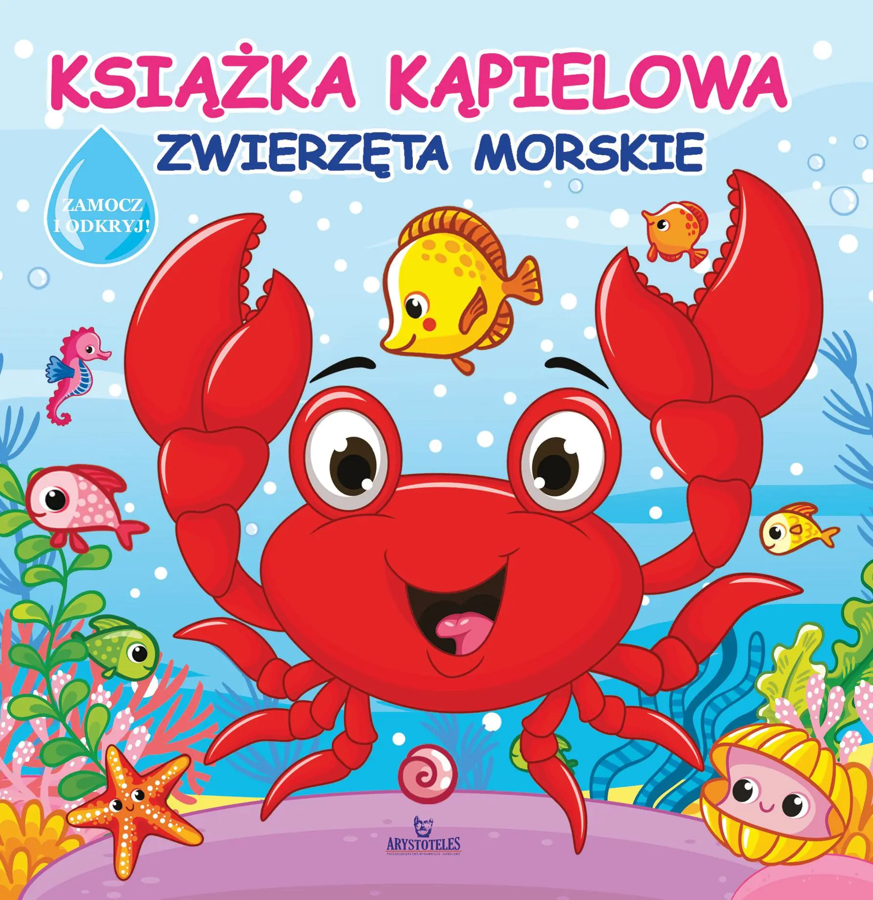 Książka - Zwierzęta morskie. Książka kąpielowa