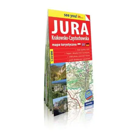 Książka - Jura Krakowsko-Częstochowska. Mapa turystyczna 1:50 000