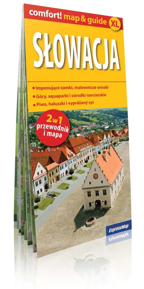 Książka - Słowacja 2w1. Przewodnik i mapa