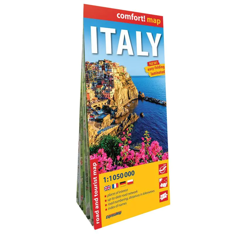 Książka - Italy. Mapa samochodowo-turystyczna 1:1 050 000