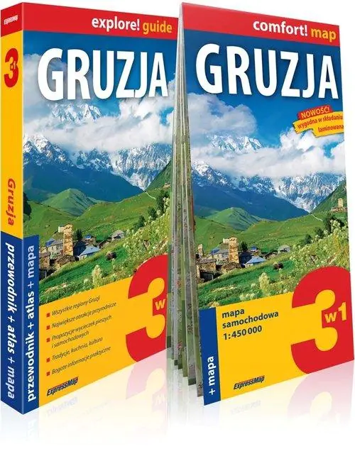 Książka - Explore!guide Gruzja 3w1 Przewodnik