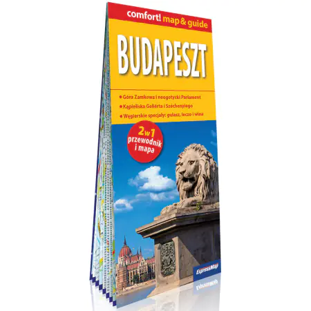 Książka - Budapeszt laminowany map&guide (2w1: przewodnik i mapa)