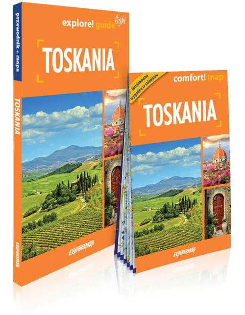 Książka - Toskania light przewodnik i mapa