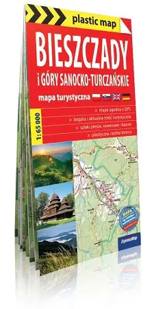 Książka - Bieszczady i góry sanocko-turczańskie. Mapa turystyczna 1:65 000