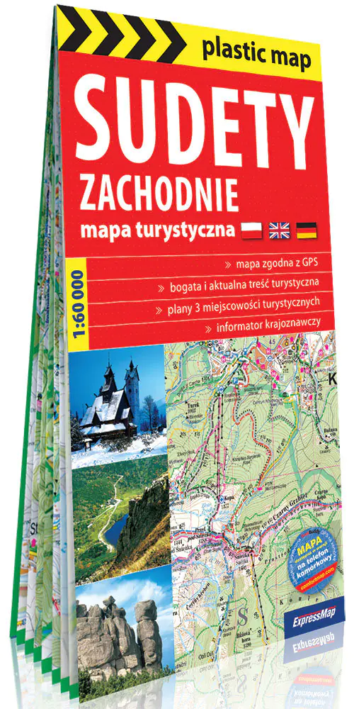 Książka - Sudety Zachodnie. Mapa turystyczna 1:60 000
