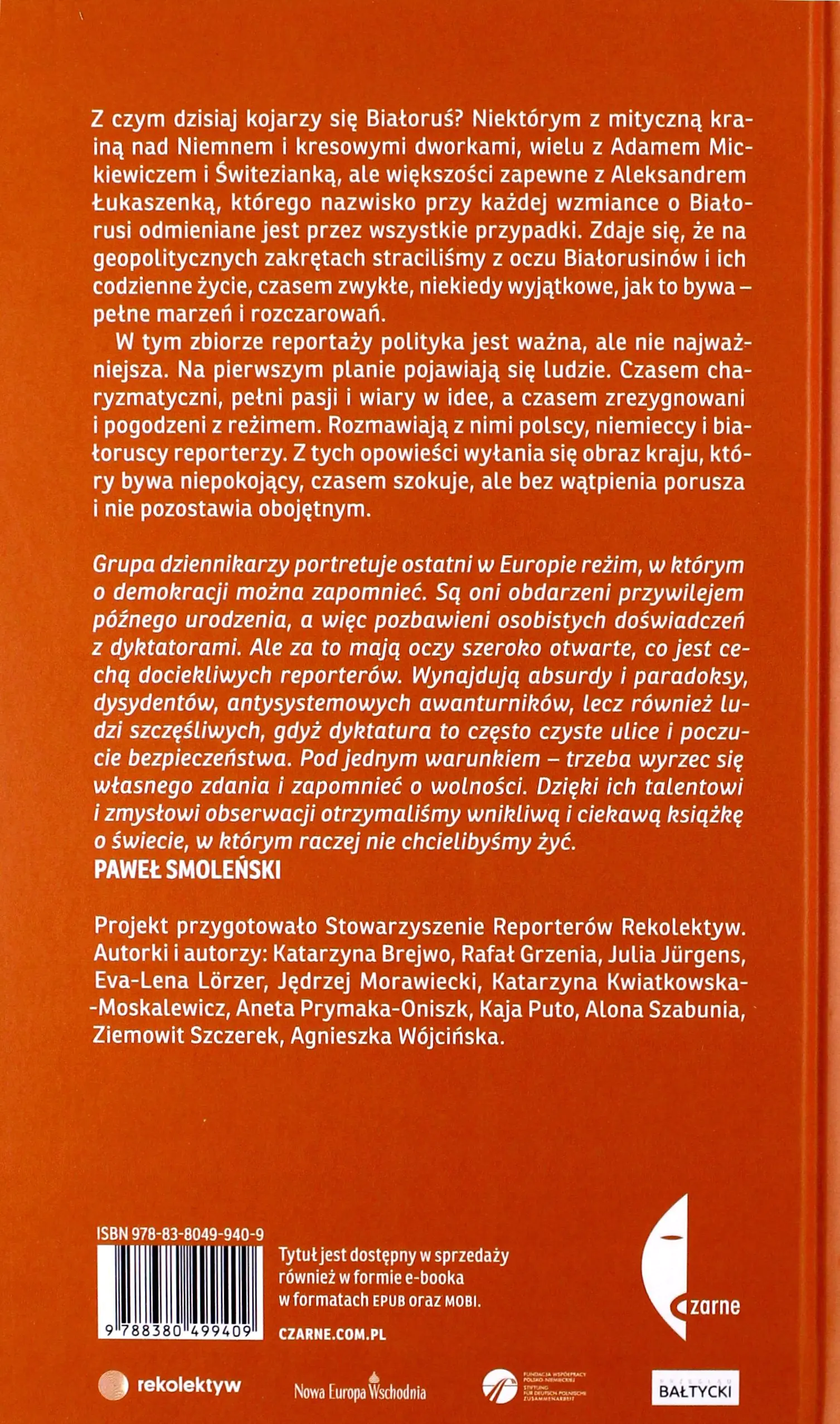 Książka - Ojczyzna dobrej jakości. Reportaże z Białorusi