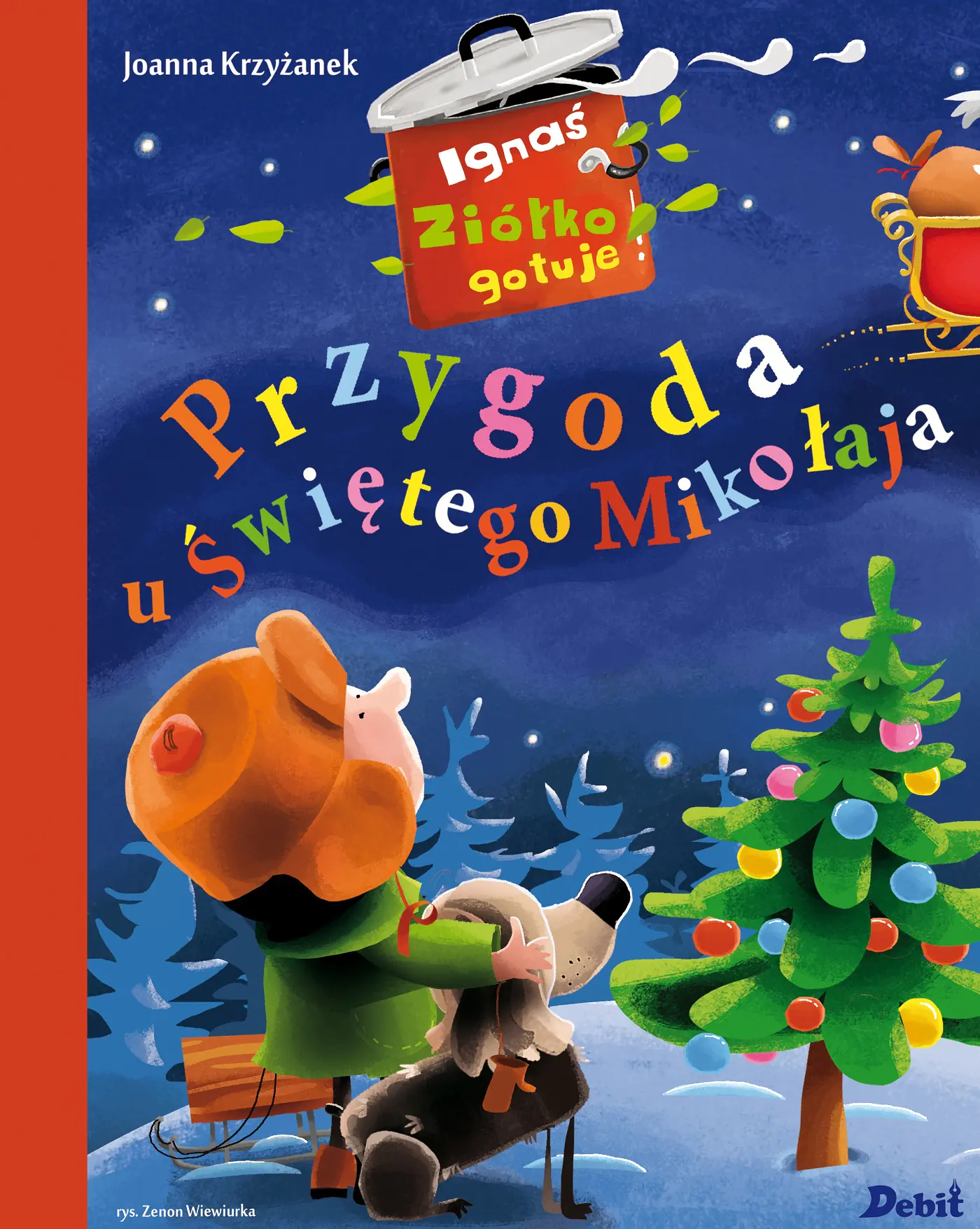 Książka - Ignaś Ziółko gotuje. Przygoda u Świętego Mikołaja
