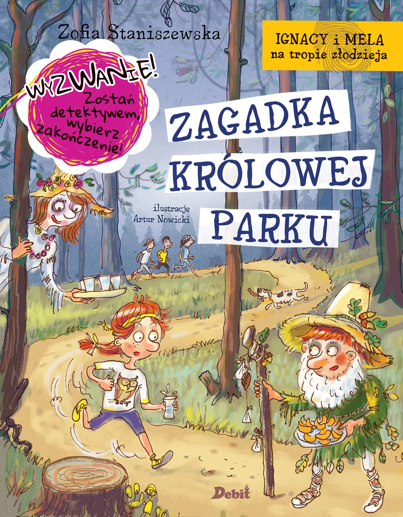 Książka - Ignacy i Mela na tropie złodzieja. Zagadka Królowej Parku