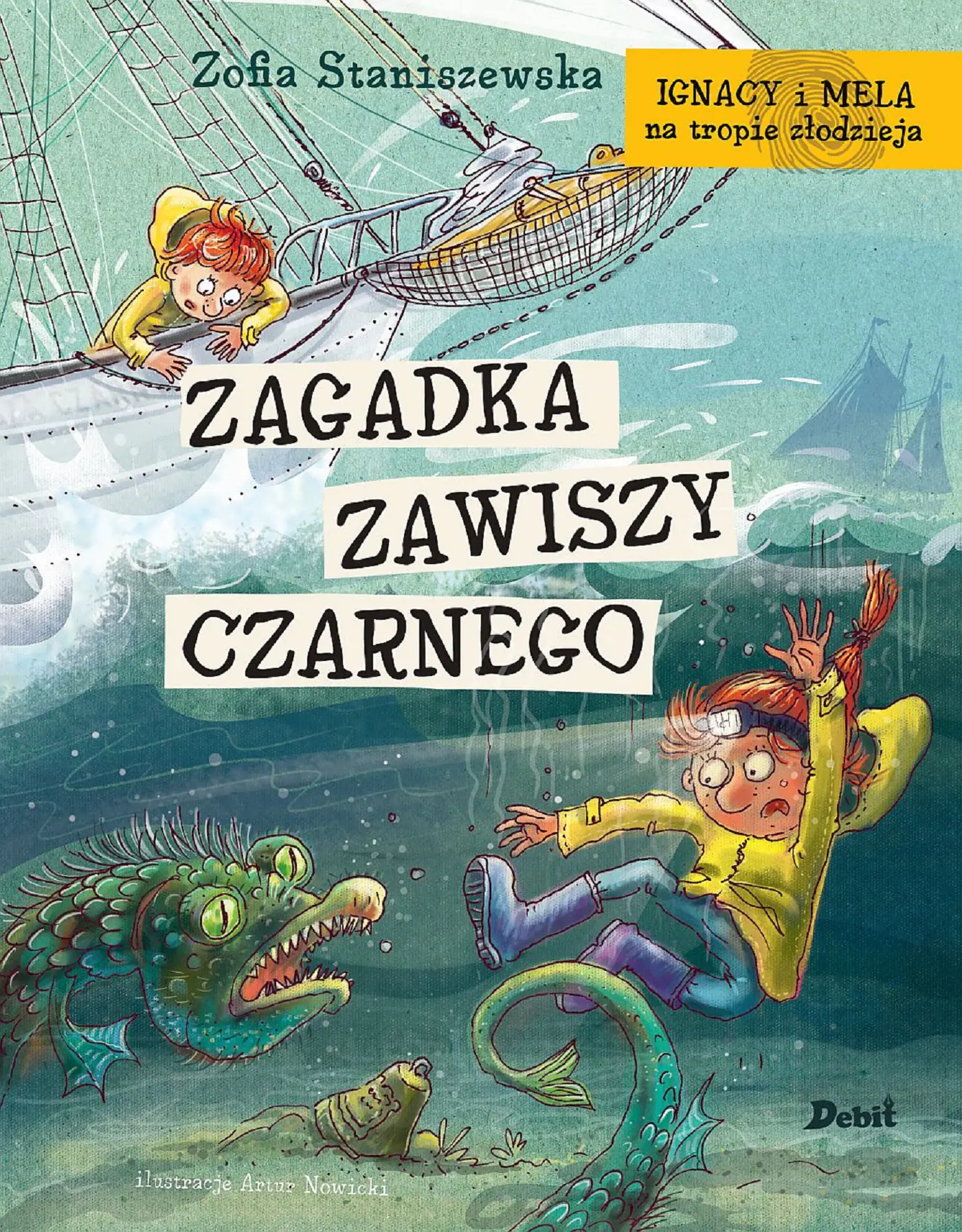 Książka - Zagadka Zawiszy Czarnego. Ignacy i Mela na tropie złodzieja